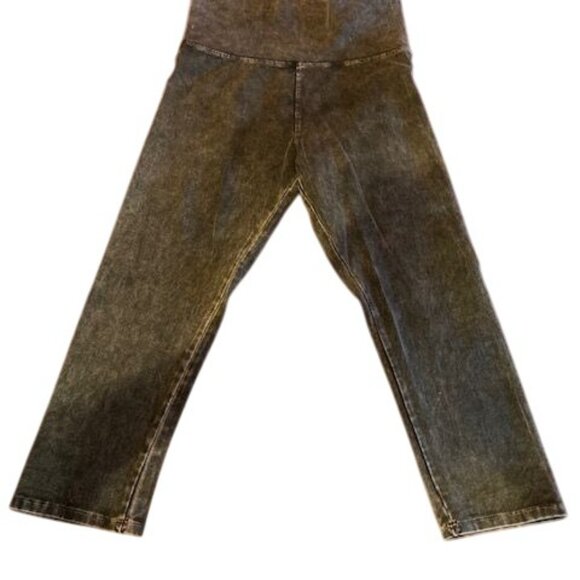 T Party Womens High-Waisted Stretch dyed Leggings‎ yoga pants capri - Picture 1 of 6